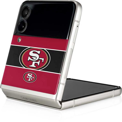 NFL San Francisco 49ers Zone Block Galaxy Z Flip4 5G Skin
